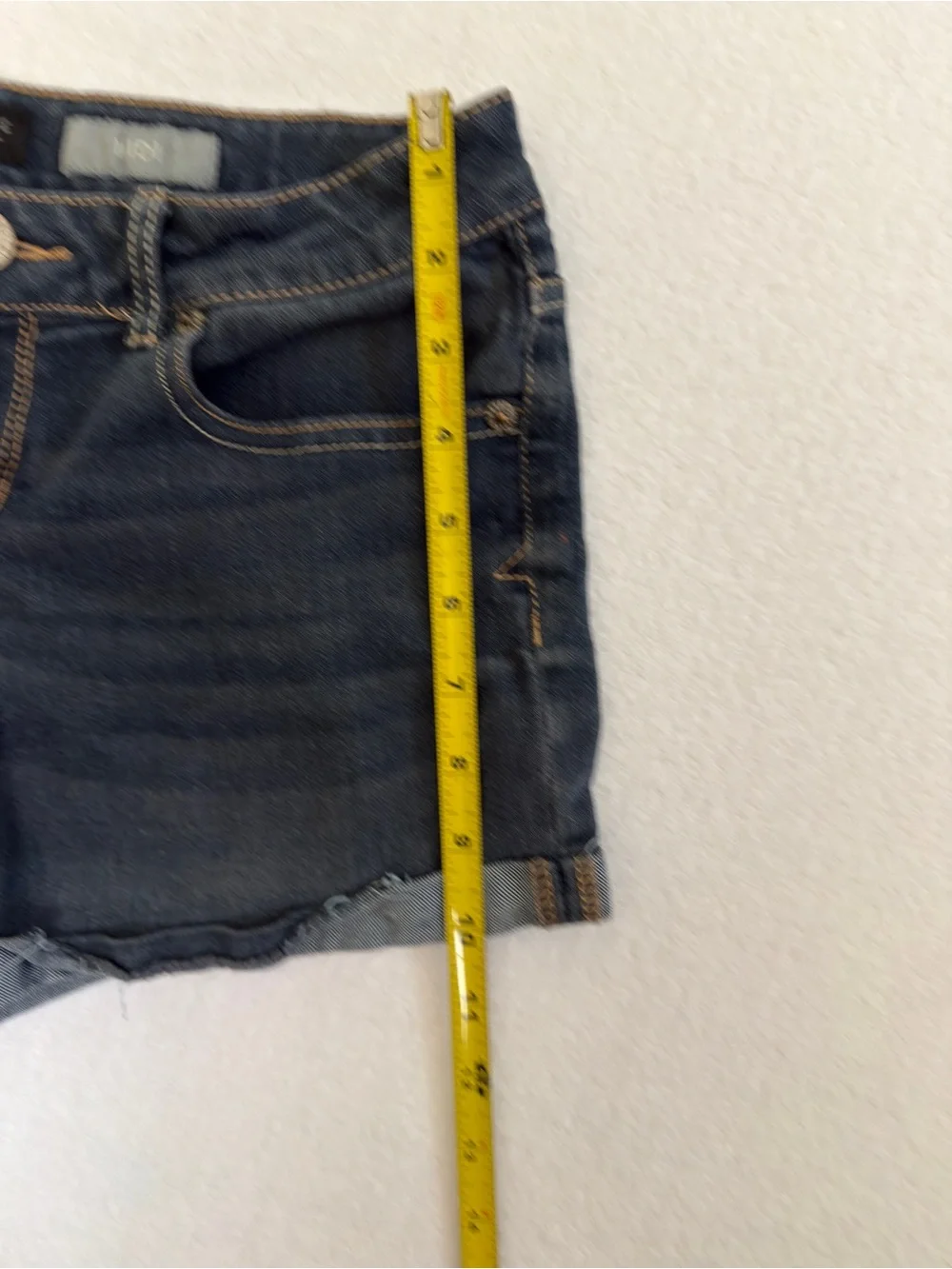 Aeropostale Midi Stretch Denim Shorts Sz 4